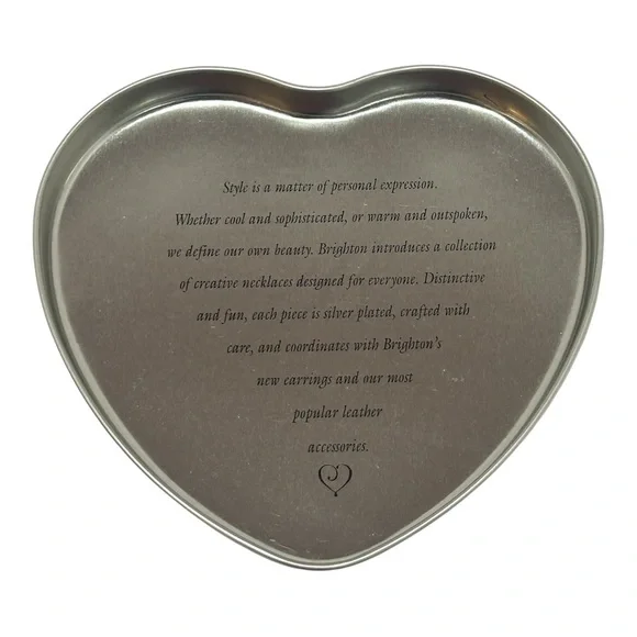 AUTHENTIC BRIGHTON COLLECTIBLES Necklace Pendant Charm GO RED FOR WOMEN With Tin - Picture 11 of 12